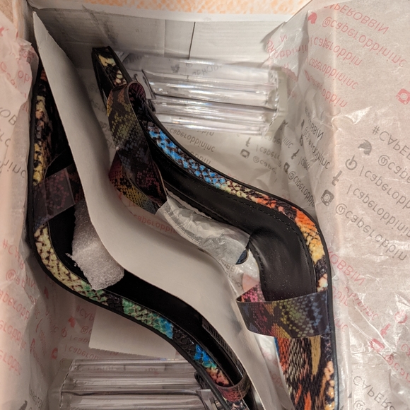 Snake Print Patterned Strappy Sexy Heel from Cape Robbin - Picture 3 of 15